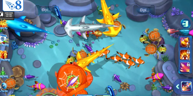 Game bắn cá thu hút nhiều người chơi
